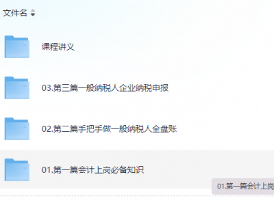 一般纳税人全盘账务处理与纳税申报